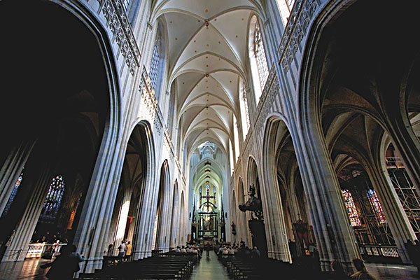 The Cathedral of Our Lady in Belgium