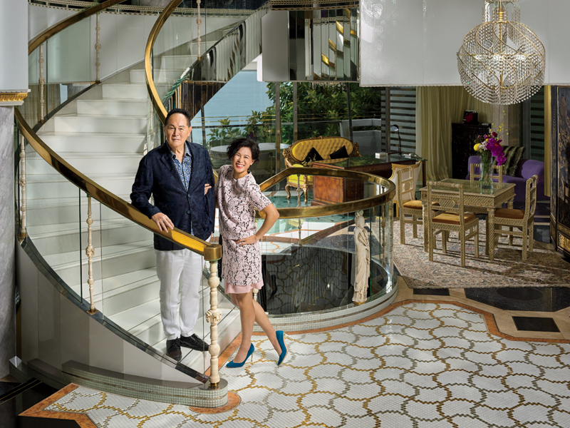Property tycoon Cecil Chao and daughter make a tight knit team