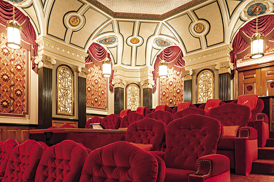Reel estate: Inside a mogul's million-dollar home theatre