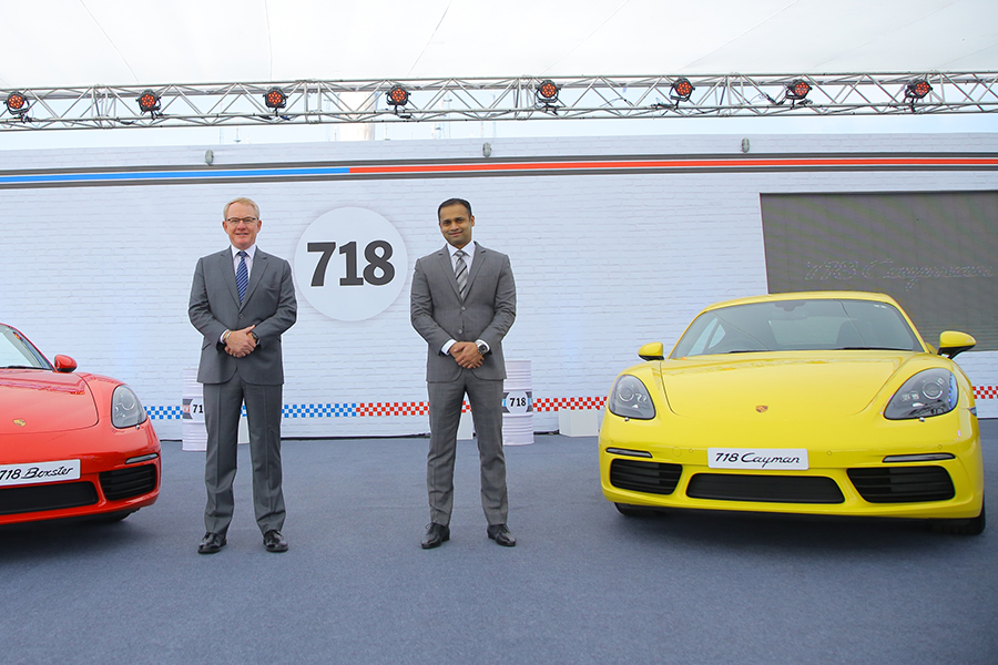 Porsche 718 Cayman, 718 Boxter race cars launched in India