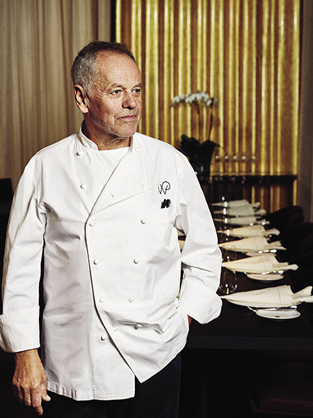A cut above: Wolfgang Puck, king of California cuisine, finally opens a restaurant In New York