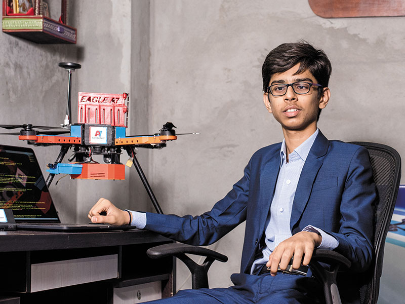 Harshwardhansinh Zala: Drone maker at 15