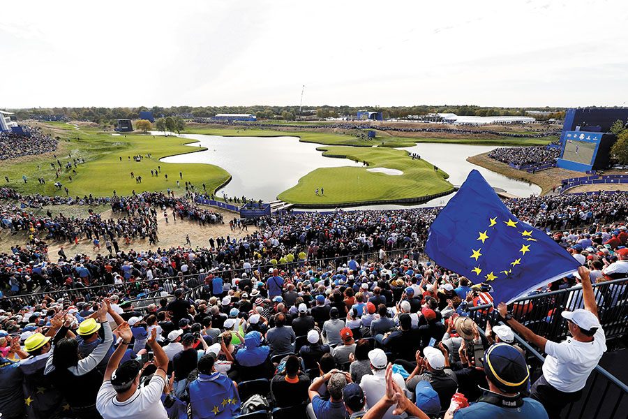 In full swing: Golf, euphoria and entertainment
