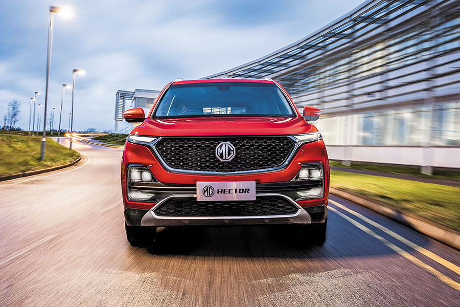 MG Motors on Indian roads with 'internet SUV'