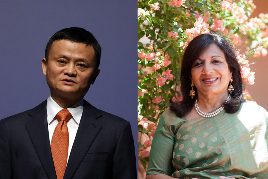 Jack Ma, Kiran Mazumdar Shaw at Forbes Global CEO Conference 2019