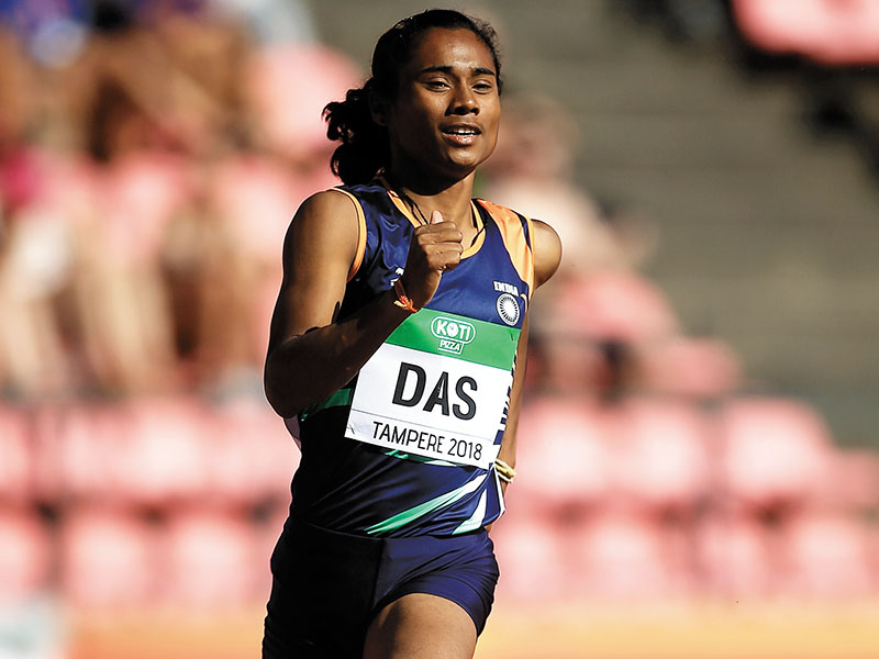 Hima Das: On the fast track