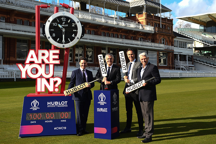 Hublot flags off the official countdown to the ICC Cricket World Cup 2019