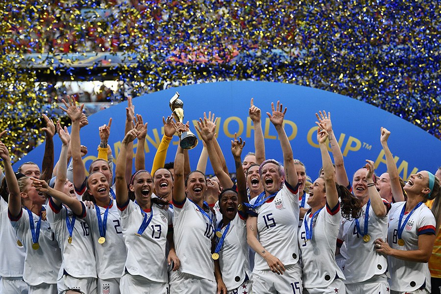 Worth of a World Cup title: For US women soccer team chants of 'Equal Pay' replace cheering
