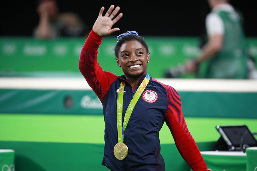 Simone Biles becomes world's most decorated gymnast
