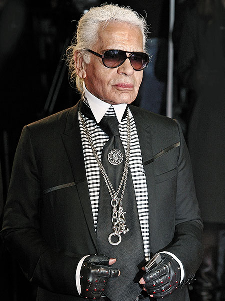 Karl Lagerfeld makes India appearance