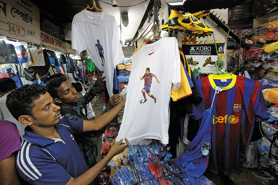 Why hasn't sports merchandise taken off in India?