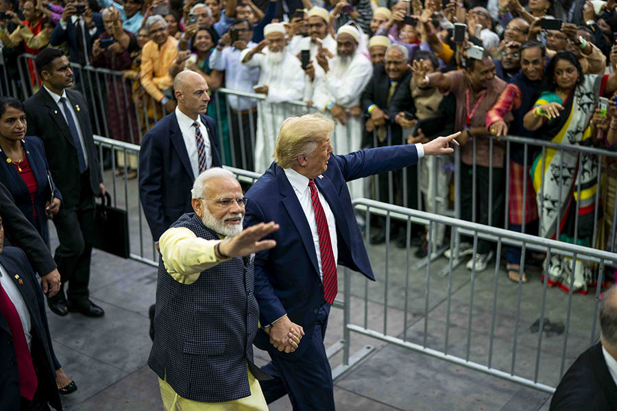 At Howdy Modi, Trump plays second fiddle