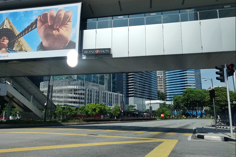 What the Covid-19 lockdown looks like in...Kuala Lumpur, Malaysia