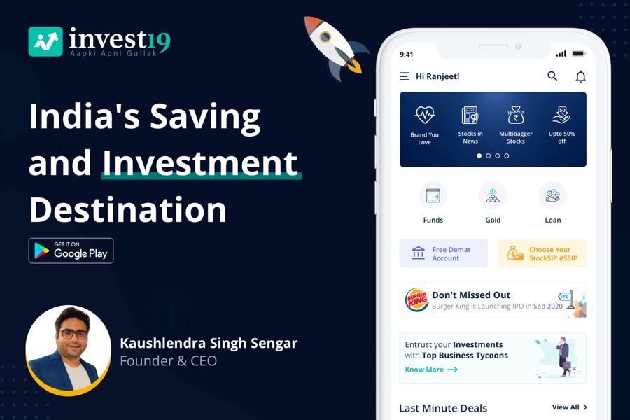 Invest19 launched most awaited stock investment ecosystem to 3X the capital market size in India