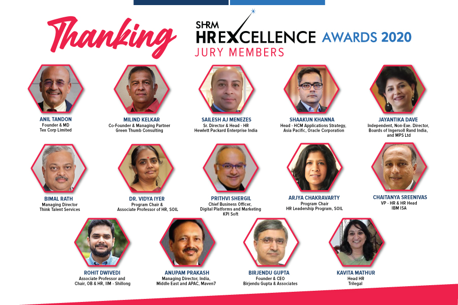 Recognising excellent people practices - The 9'th edition of the SHRM India HR Excellence Awards 2020