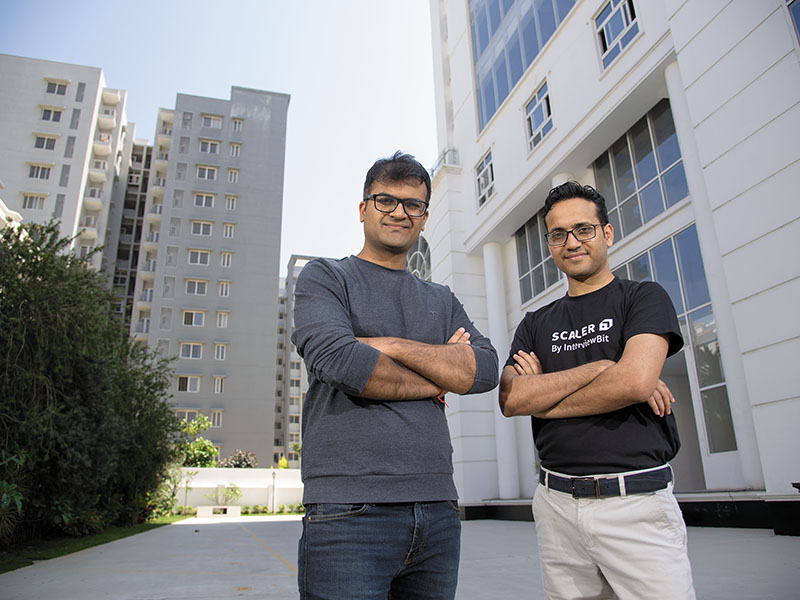 anshuman singh and abhimanyu saxena founders of scaler academy