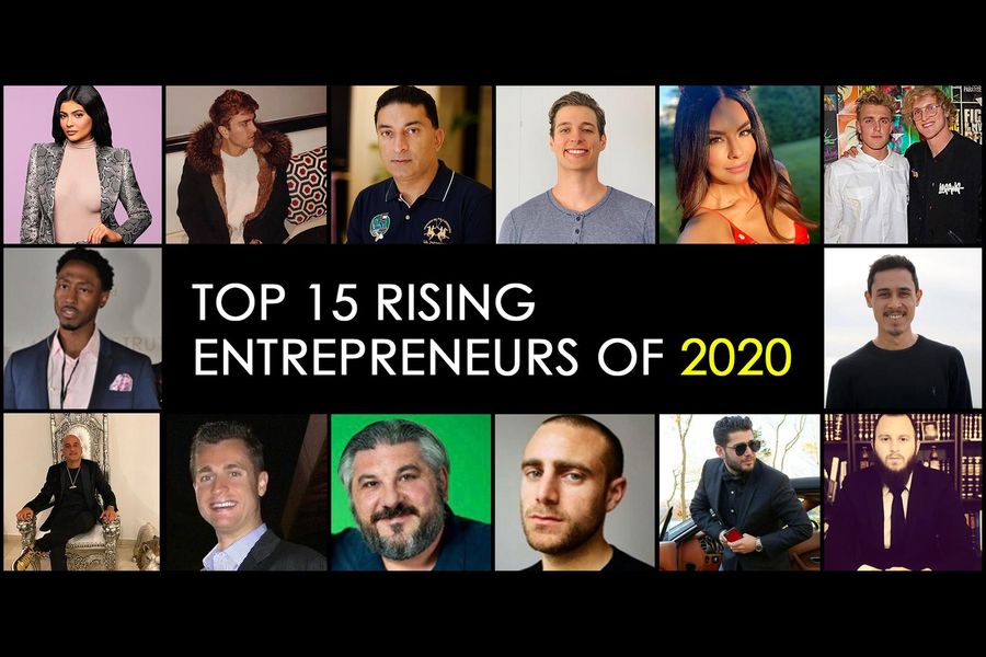 Top 15 Entrepreneurs on the rise in 2020