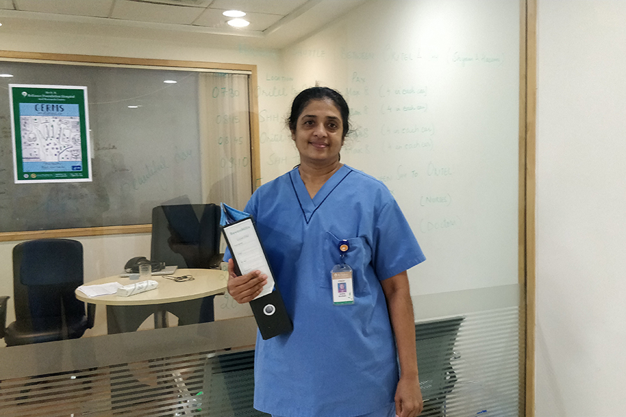 A day in the life of Anitha Abraham, an 'angel' on the hospital floor