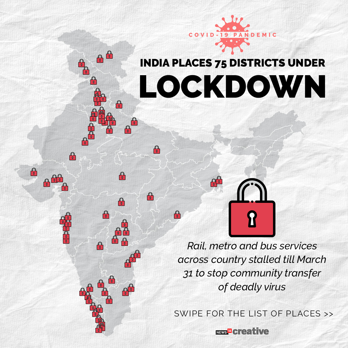 Coronavirus: Full list of India's districts on lockdown