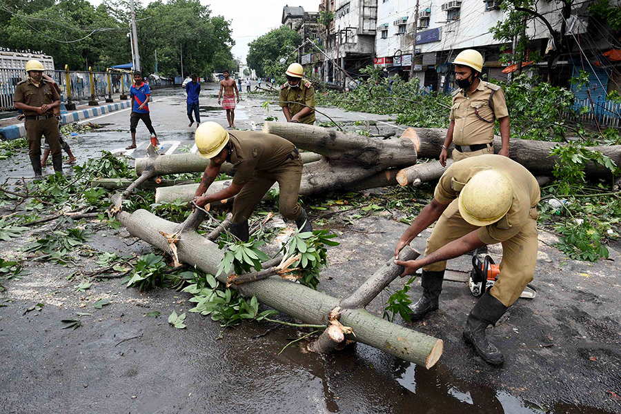 Photo of the Day: Cyclone Amphan wreaks havoc in Kolkata