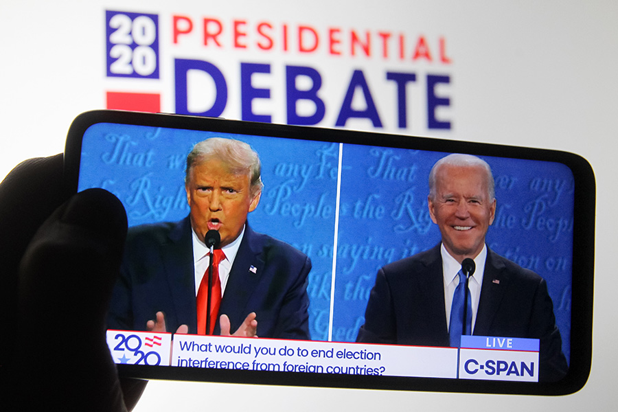 In Calmer Debate, Biden and Trump Offer Sharply Divergent Visions for Nation