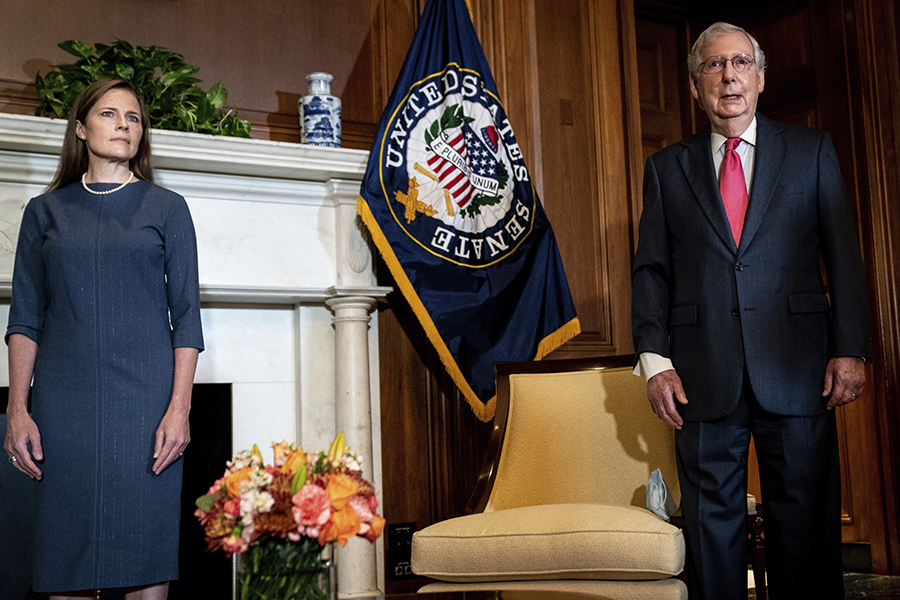 How Mitch McConnell Delivered Justice Amy Coney Barrett's Rapid confirmation