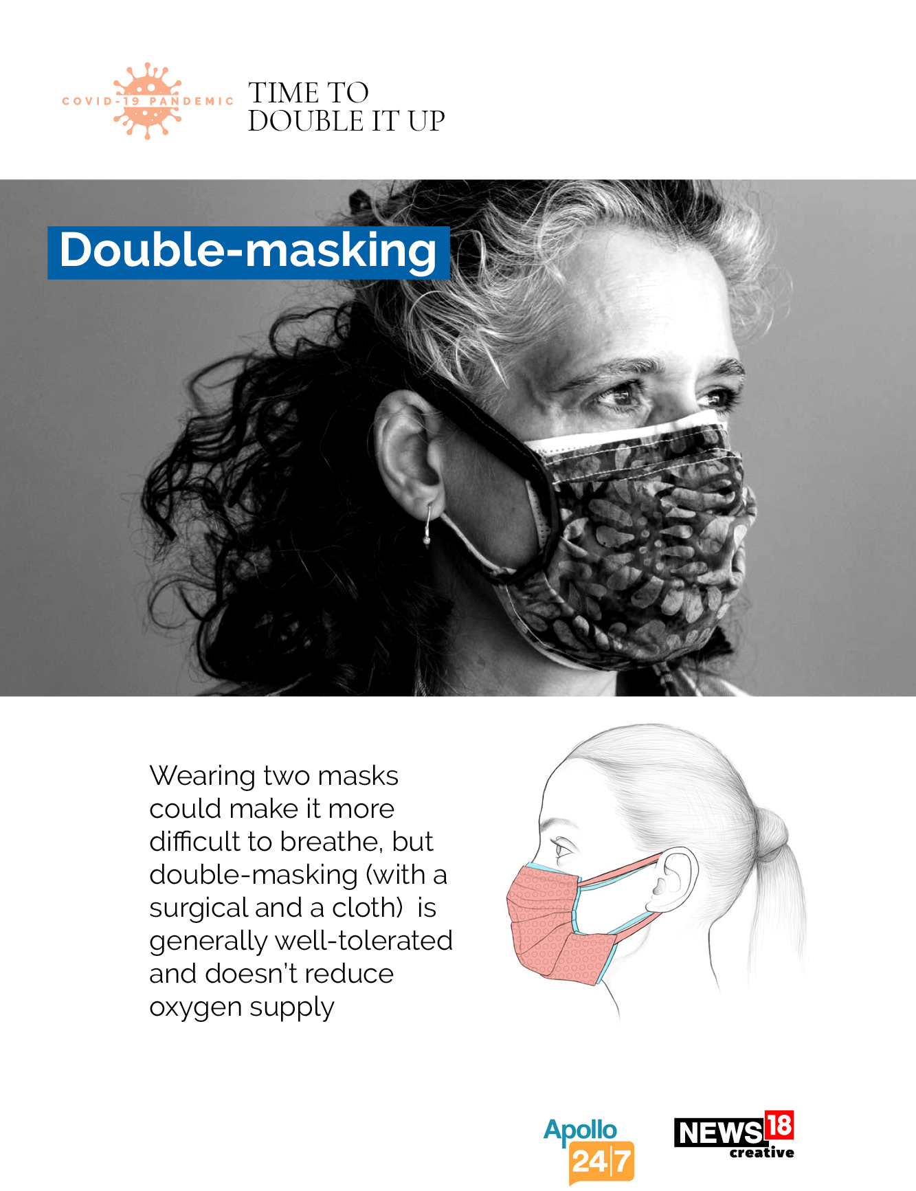 How to double mask correctly