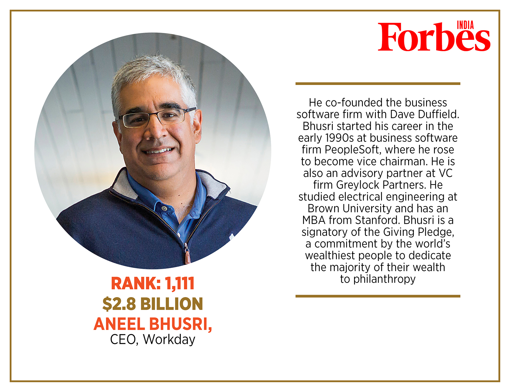 Richest Indian-Americans on the 2021 Forbes Billionaires' list