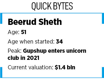 Entrepreneurship, dotcom bust, starting up again: How GupShup's Beerud Sheth keeps the fire going