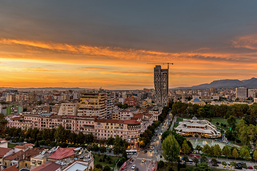 How the Albanian city of Tirana is transforming into 'archipelago-city'