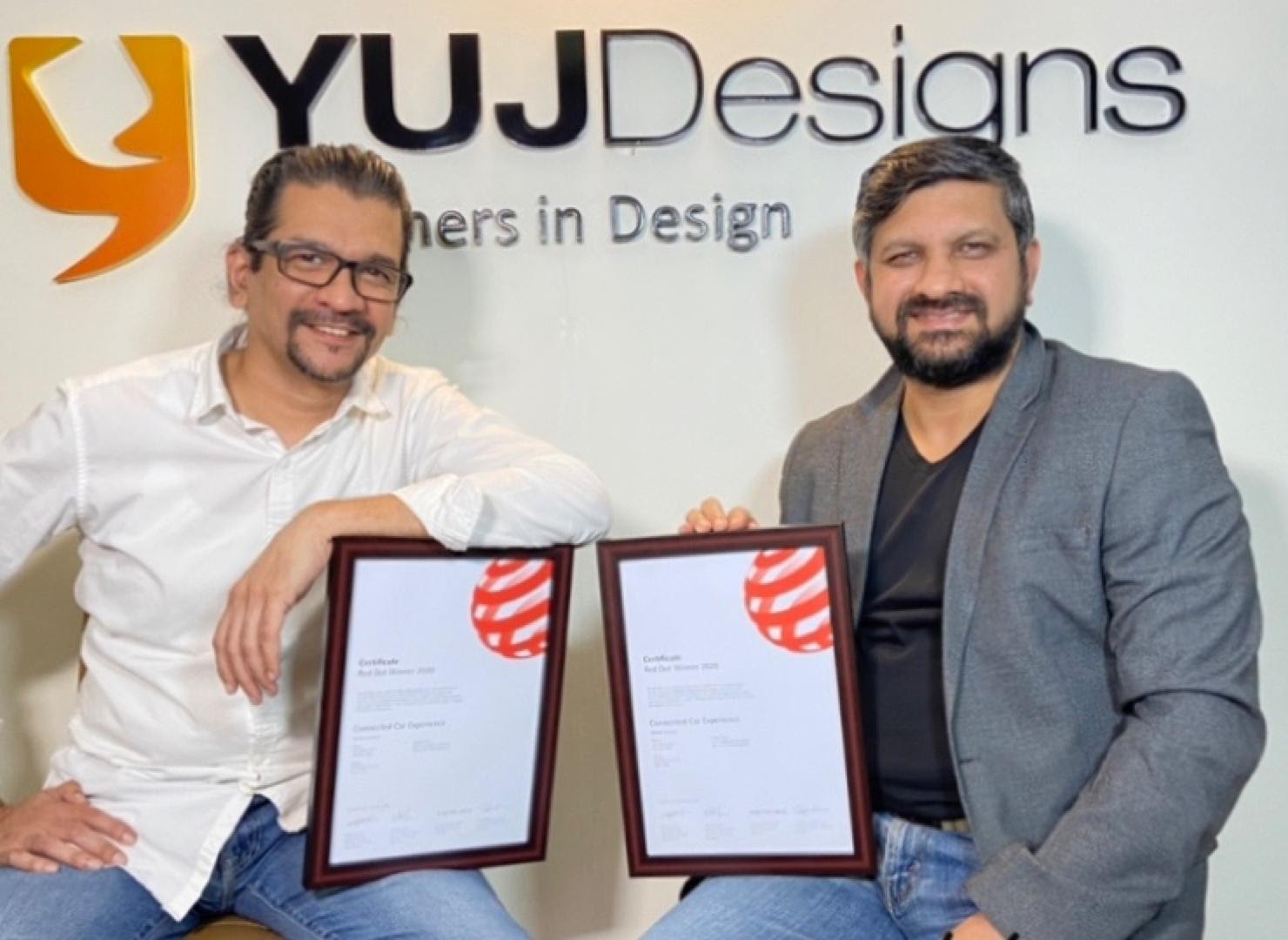 YUJ Designs wins Red Dot Award 2020 for Tata EV mobile application