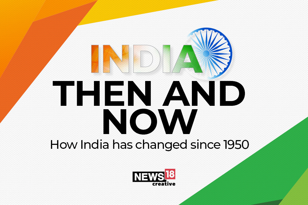 India, then and now: How the country has changed from 1950