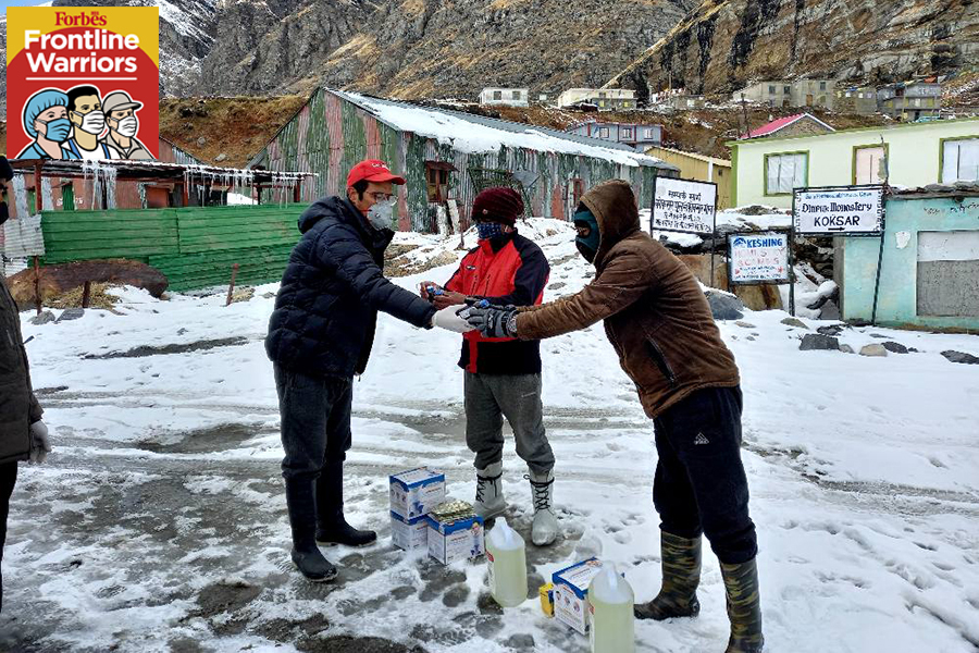 In remote Himalayan villages, a team of volunteers pitches in with Covid-19 care