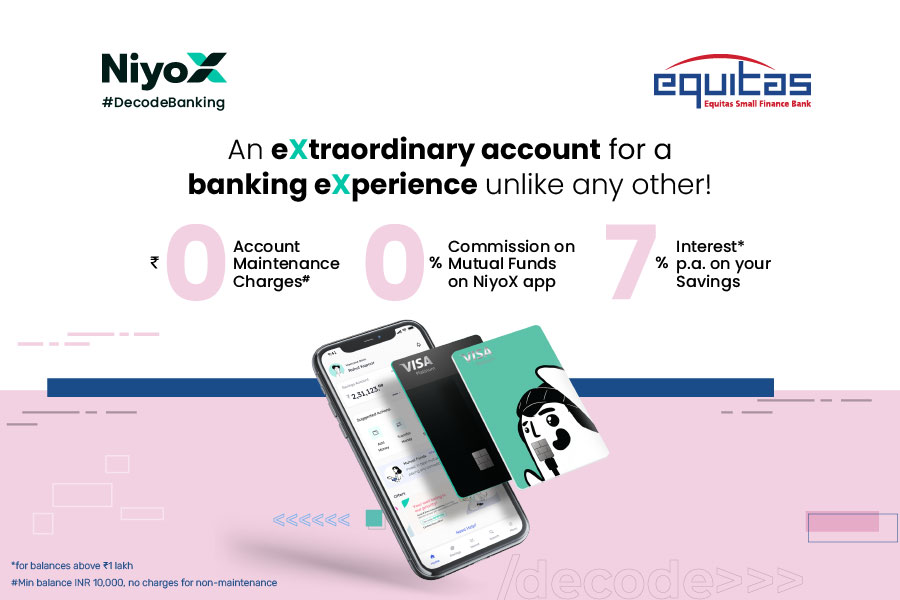 Niyo Launches NiyoX in partnership with Equitas Small Finance Bank
