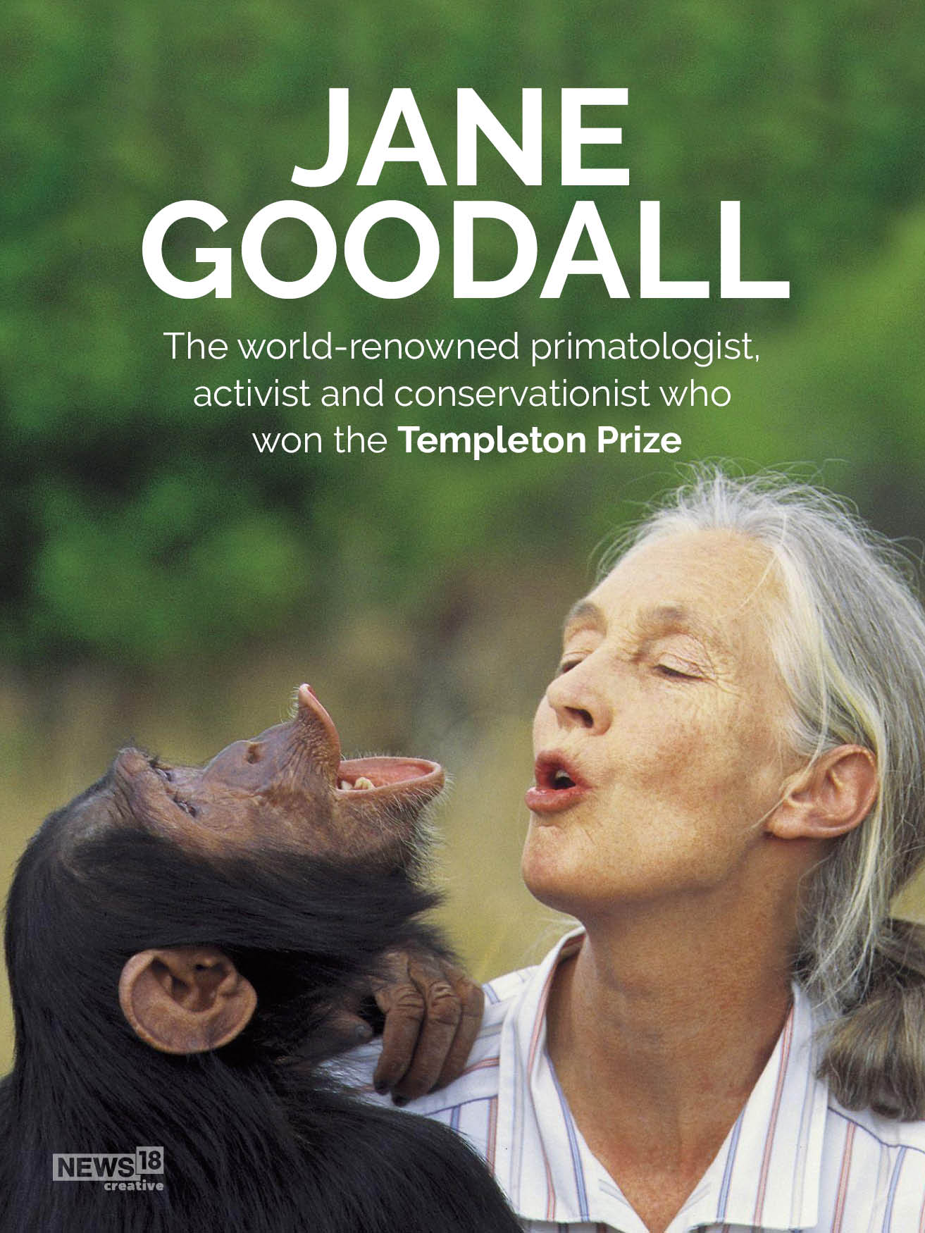 Jane Goodall wins Templeton Prize: Her life in work