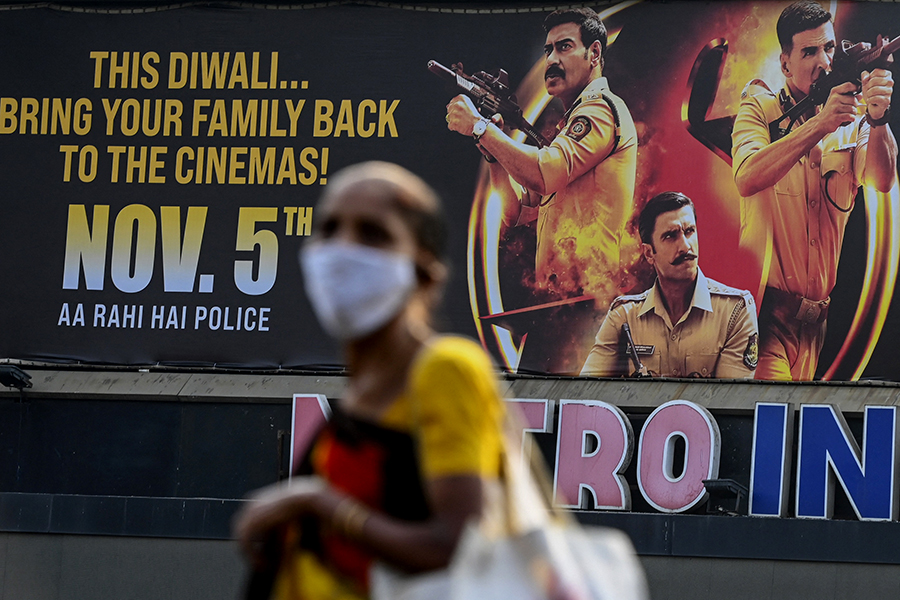 Indian cinemas bet on delayed blockbusters to revive crowds