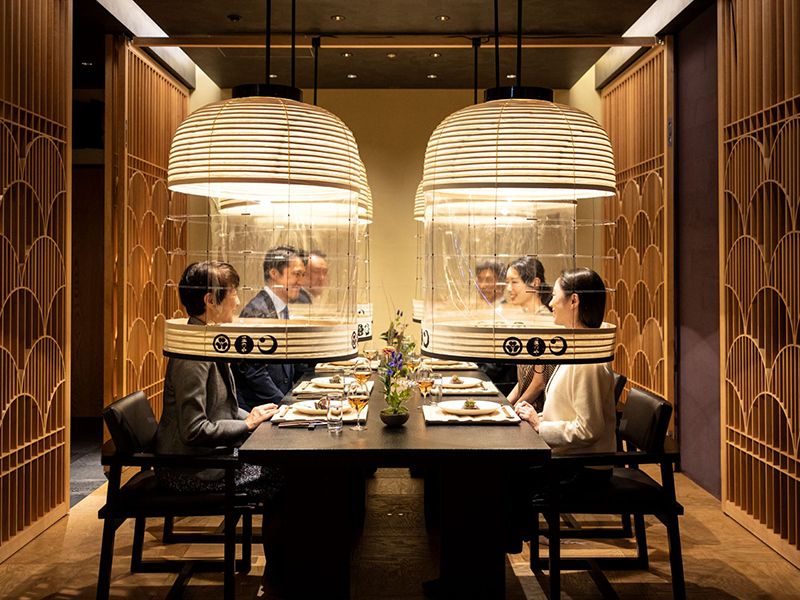 Forbes India - Restaurants: A Japanese Restaurant Is Turning Covid-19 Protection Into A New Dining Experience