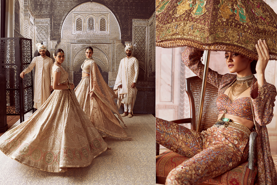 India Couture Week: Designers draw on sunsets, romance and the expanse of the cosmos