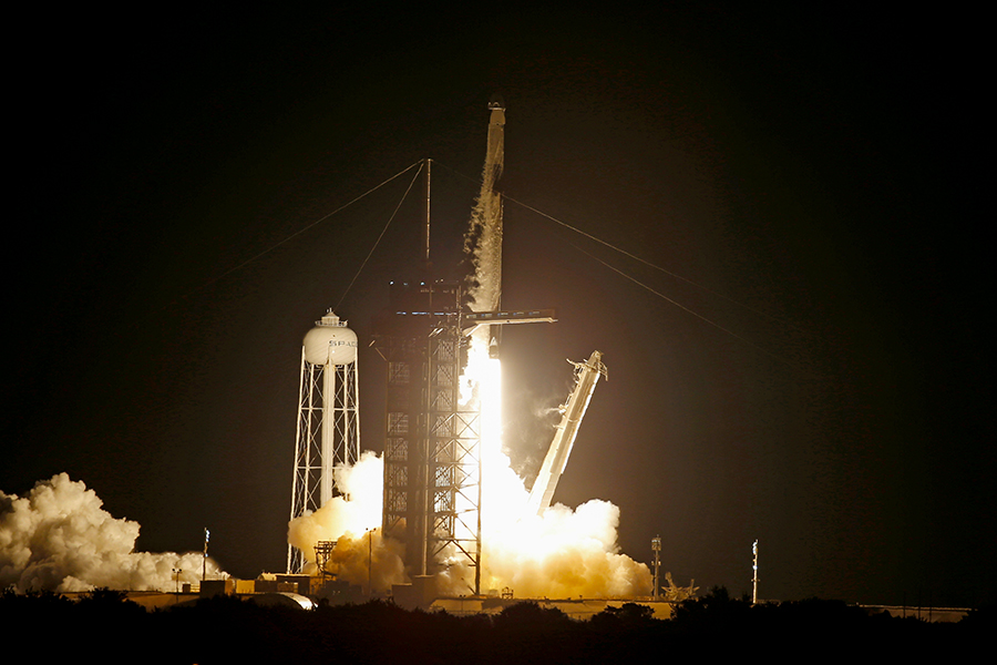 SpaceX launches a crew of astronauts like no other on an adventure to orbit