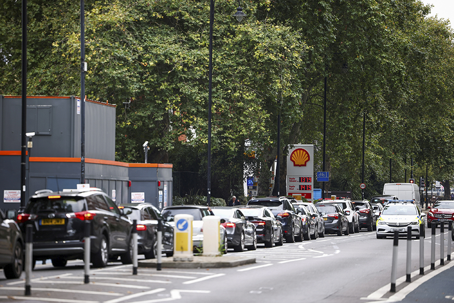 As gas stations run dry, Britons cope with disruptions to daily life
