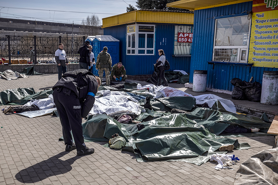 Ukraine says over 1,200 dead found near Kyiv as east braces for onslaught