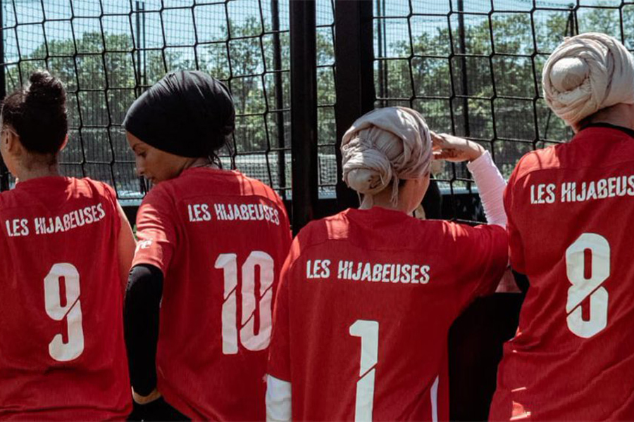 The female soccer players challenging France's hijab ban
