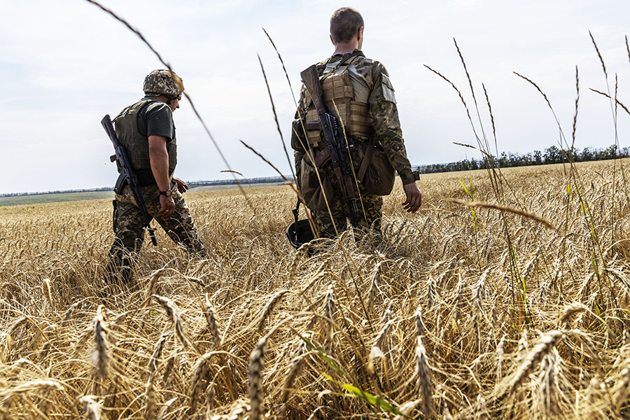 Mines, fires, rockets: The ravages of war bedevil Ukraine's farmers