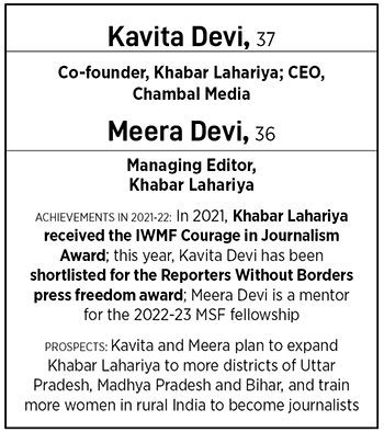 Kavita Devi and Meera Devi: Giving voice to marginalised with Khabar Lahariya