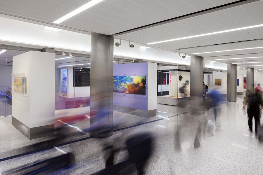 When airports look like art galleries