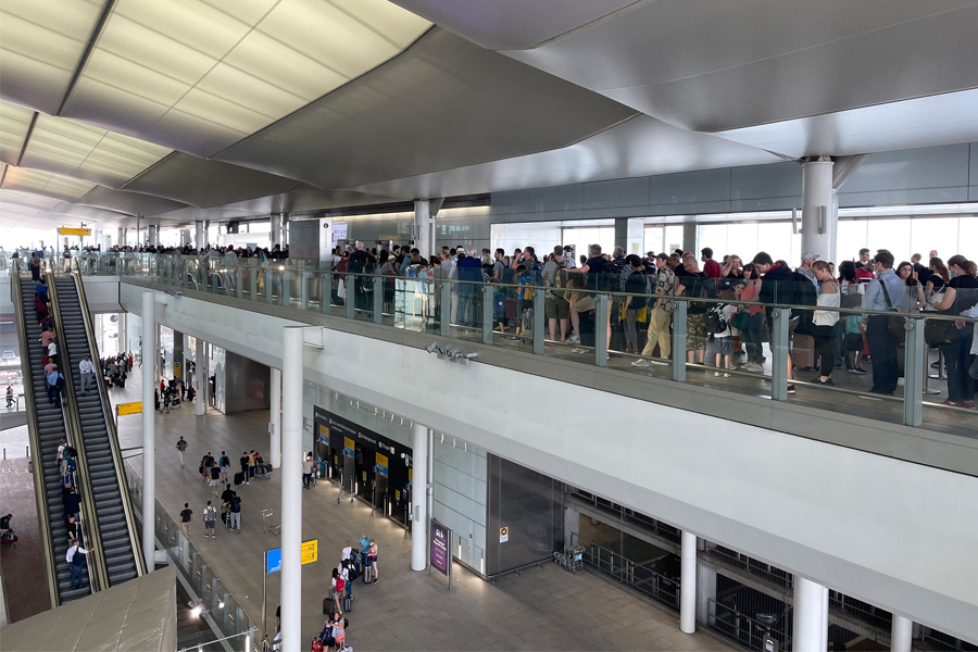 Passengers sigh as Heathrow caps numbers to head off 'Airmageddon'