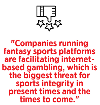 Why fantasy sports is gambling, not a sport, says Sunieta Ojha