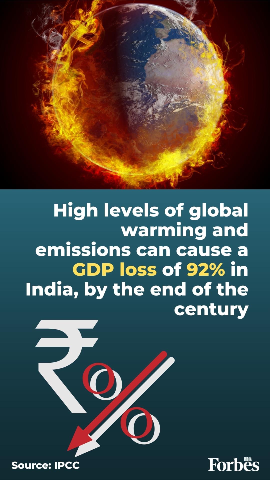 India can face 92% GDP loss by 2100 due to global warming : IPCC report