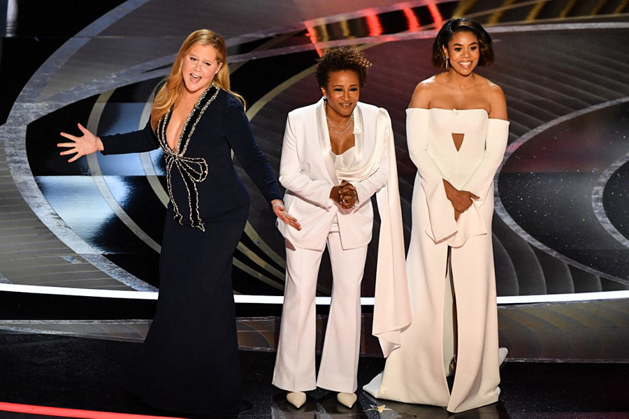 The Oscars are back—busy and punchy