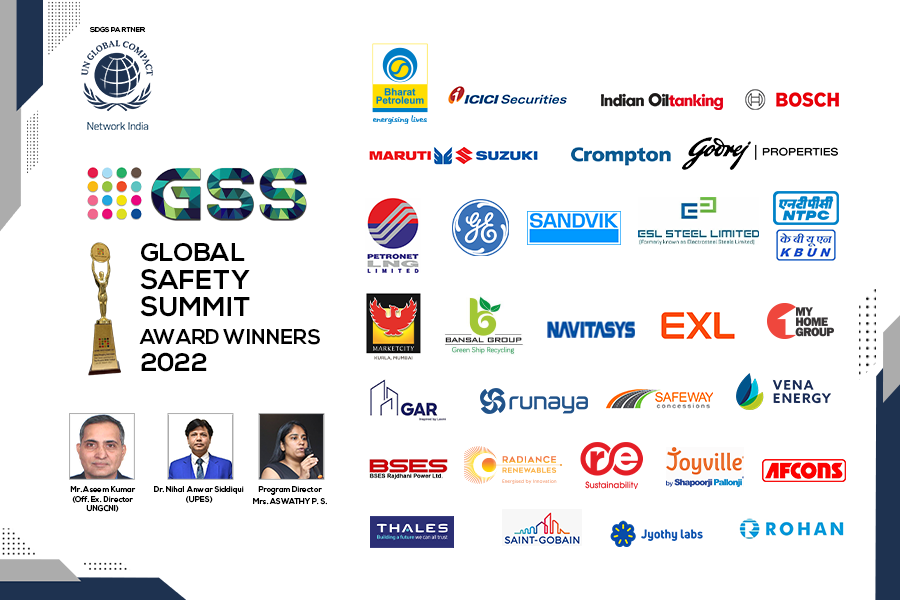 Global Safety Summit 2022: 9th edition annual safety awards, CSR awards, quality awards and ESG award winners